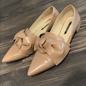 Zara bow-knot flats